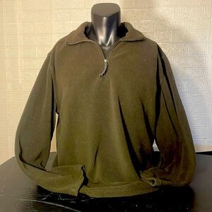 Green St. John’s Bay 1/4 Zip Sweater